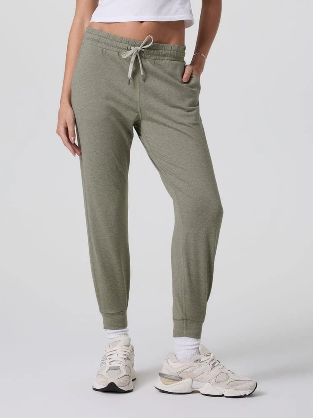 Vuori Sage Green Jogger Sweatpants with Drawstring